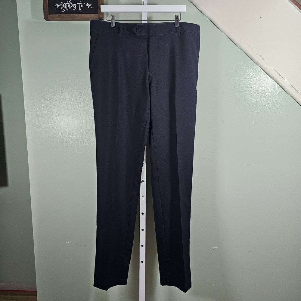 Zyia Active Mens Navy Golf Pants Blue‎ Size Large Long Inseam